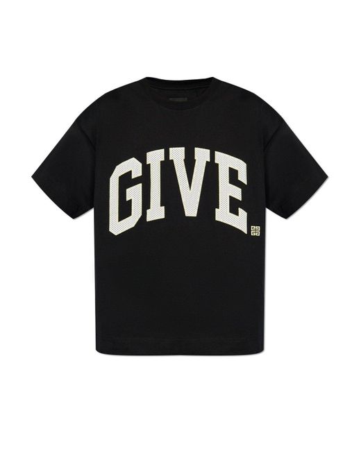 Givenchy Black T-shirt With Logo, for men