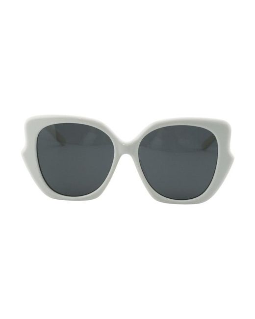 Loewe Gray Sunglasses Cat Eye Full Rim, Frame And Smoke Lens Lw40133F25A