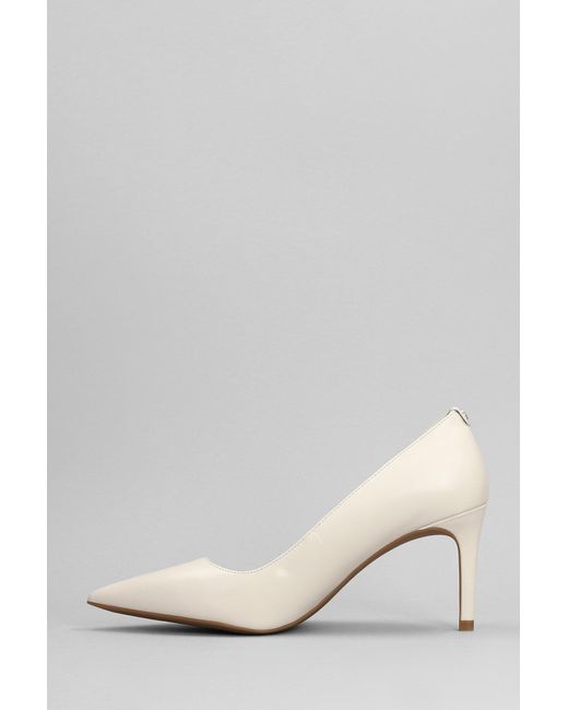 Michael Kors Natural Alina Pumps In Beige Leather