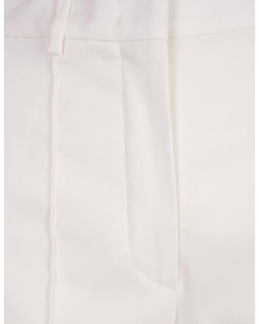 Sportmax White Norcia Trousers