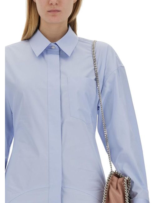 Stella McCartney Blue Shirt Dress