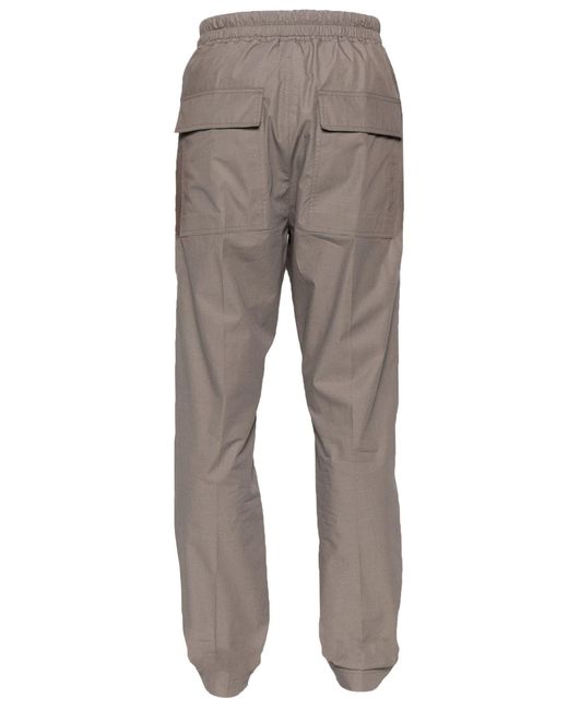 Rick Owens Brown Mid-rise Tapered Trousers for men