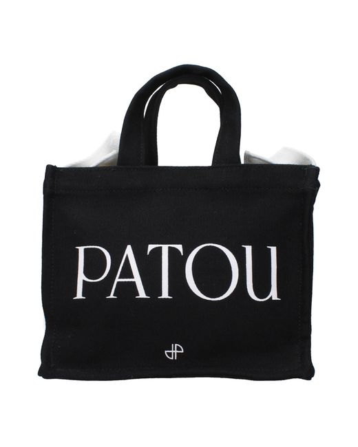 Patou Black Handbag Cotton