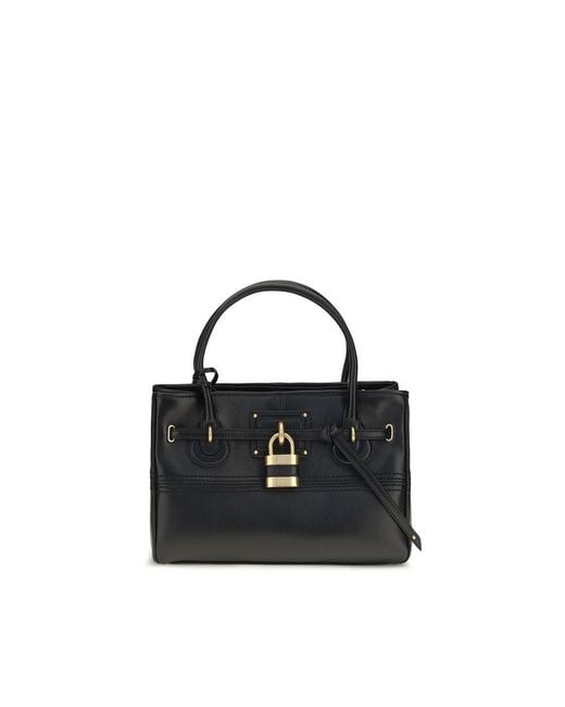 Chloé Black Buffalo Leather Shoulder Bag