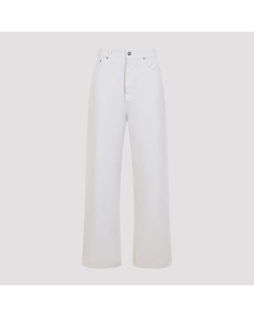 Phoebe Philo White Drop Jeans