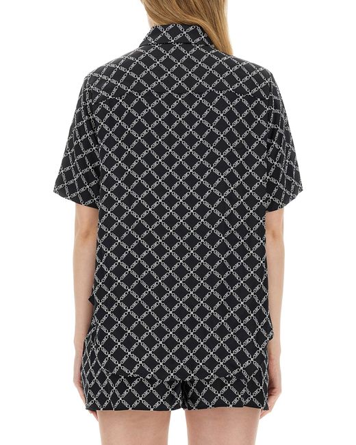 Michael Kors Black Monogram Shirt