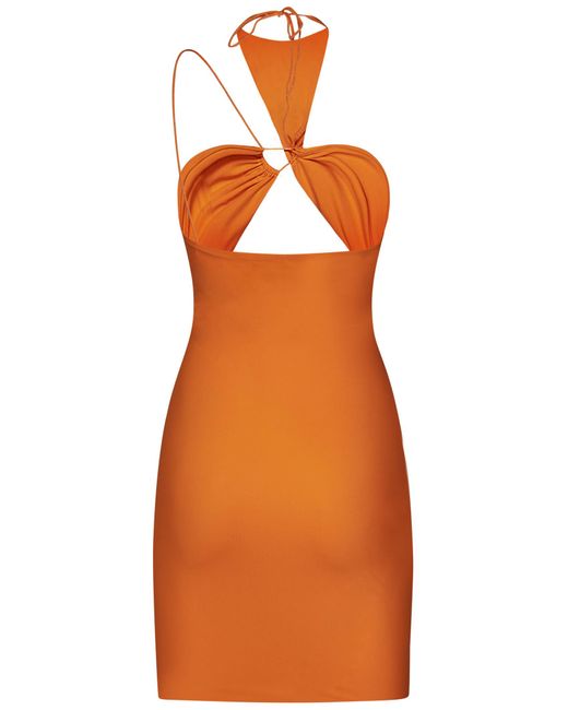 Amazuìn Orange Kaya Mini Dress