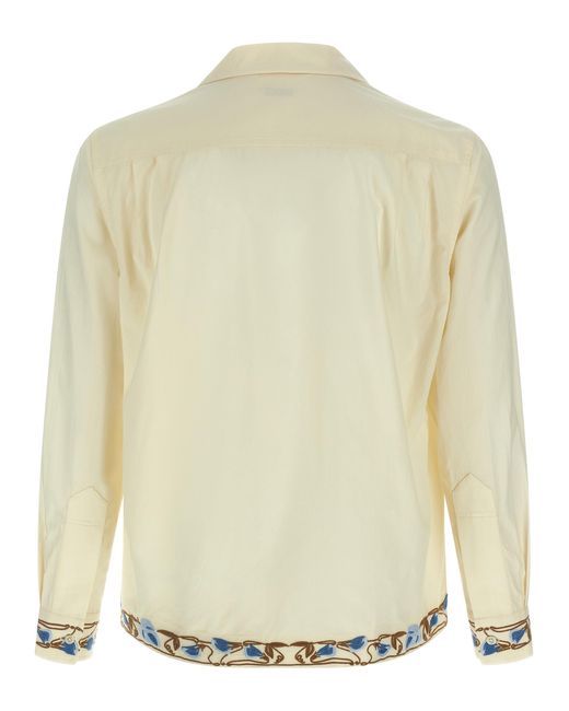 Bode Natural 'Noveau Vine' Shirt for men
