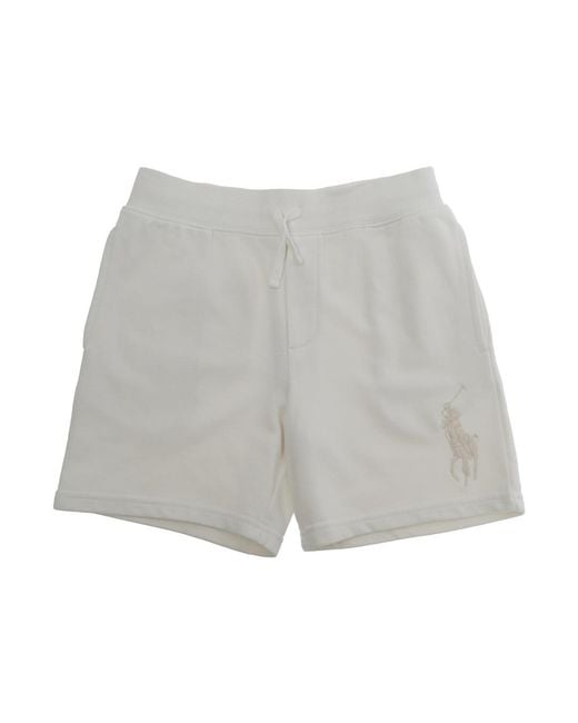 Polo Ralph Lauren Gray Knit Bermuda Shorts Cotton for men