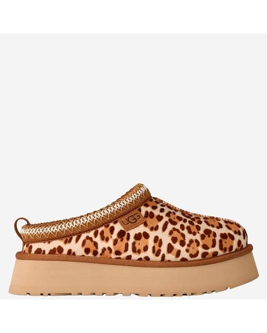 Ugg Brown Mules Tazman Plains Leather