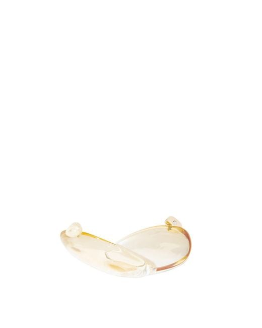 Benedetta Bruzziches Yellow Clutch Ariel Acrylic Bags