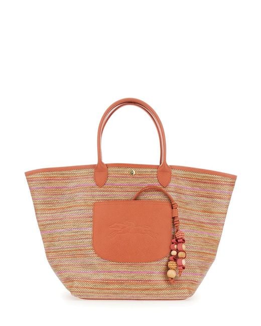 Longchamp Brown Shoulder Bag Le Panier Pliage