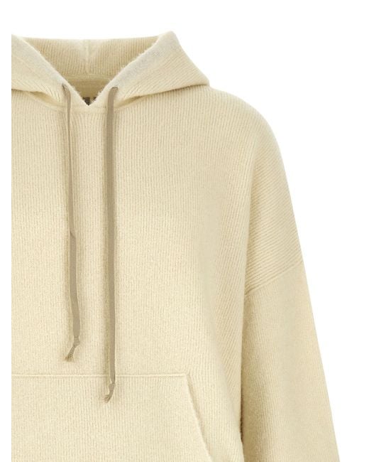 Rick Owens Natural 'Hun' Hoodie for men