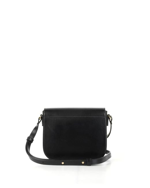 DeMellier London Black Vancouver Small Leather Shoulder Bag