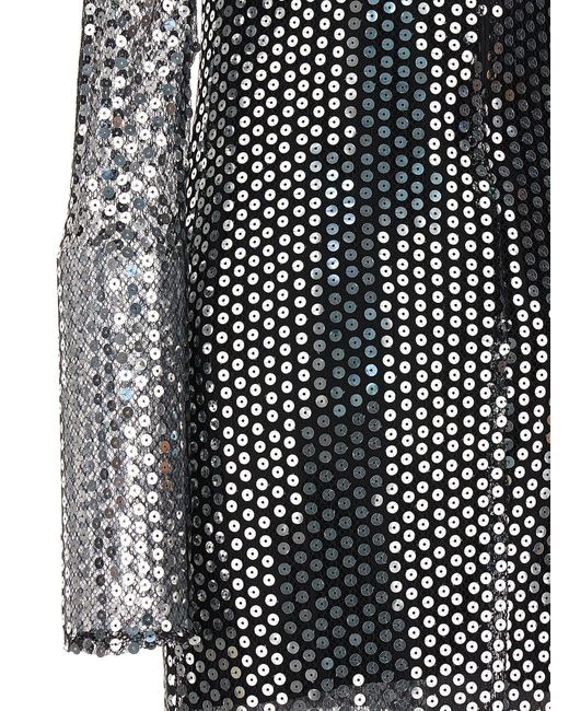 ‎Taller Marmo Gray Tina Sequin-embellished Maxi Dress