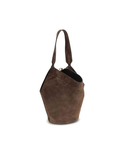 Khaite Brown Lotus Small Shulder Bag