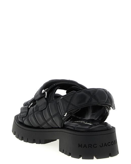 Marc Jacobs Black Lamb Leather Mid Heel Pumps