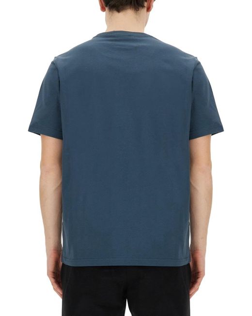 Paul Smith Blue Zebra T-Shirt for men