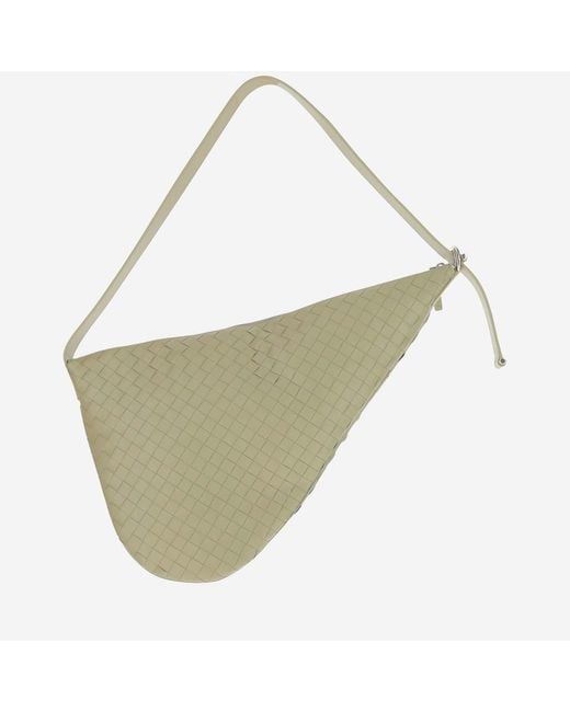 Bottega Veneta Green Calfskin Messenger Bag for men