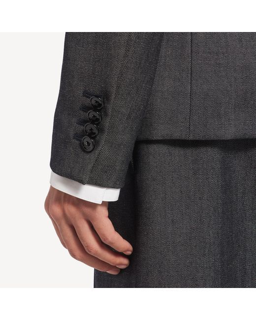 Balenciaga Black Db Tailored Jacket