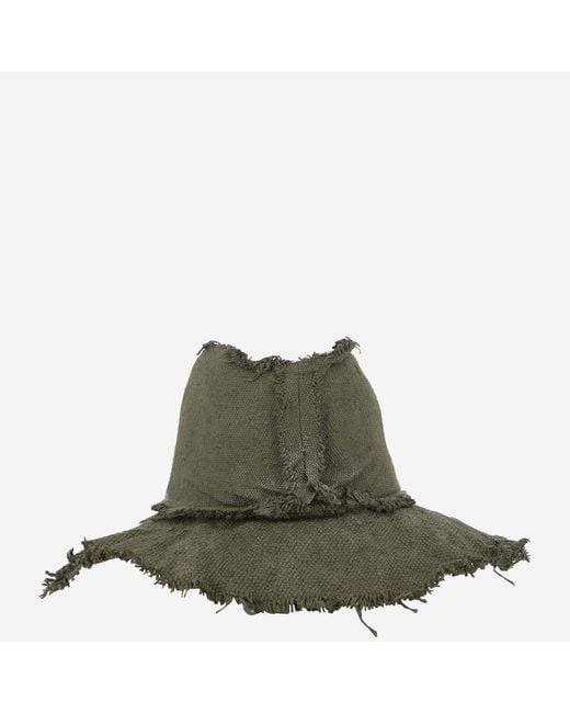 Reinhard Plank Green Straw Hat