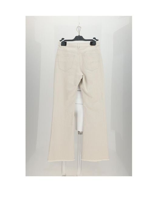 Dior White Jeans Cotton