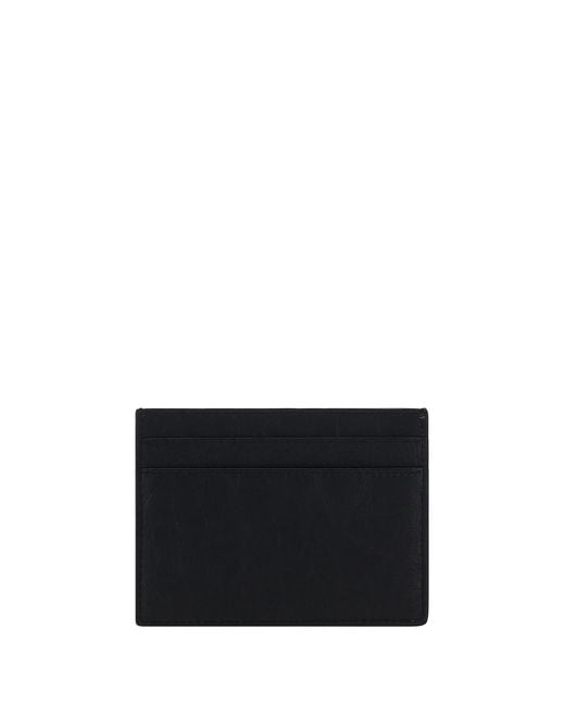 Saint Laurent Black Ysl Card Holder for men