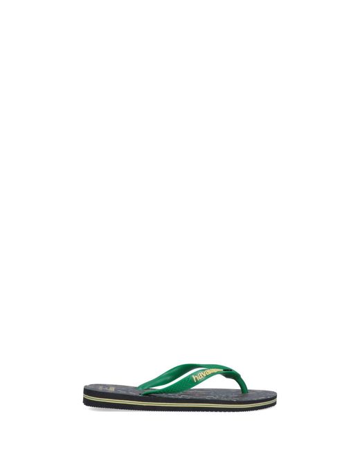 ROTATE BIRGER CHRISTENSEN Rubber X Havaianas Logo Flip Flop in Green Womens Shoes Flats and flat shoes Sandals and flip-flops 