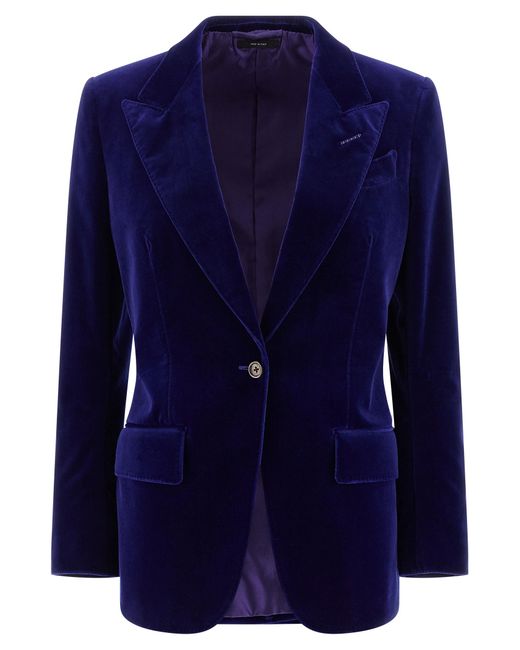 Tom Ford Blue 'Wallis' Blazer