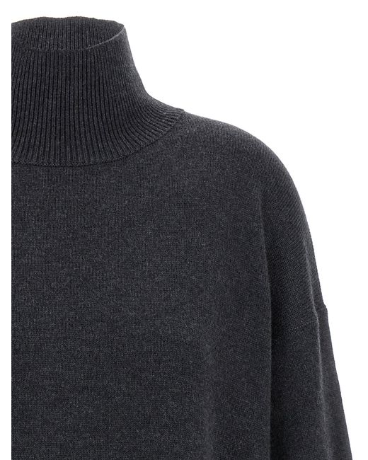 Brunello Cucinelli Blue Sequin Sleeve Dress
