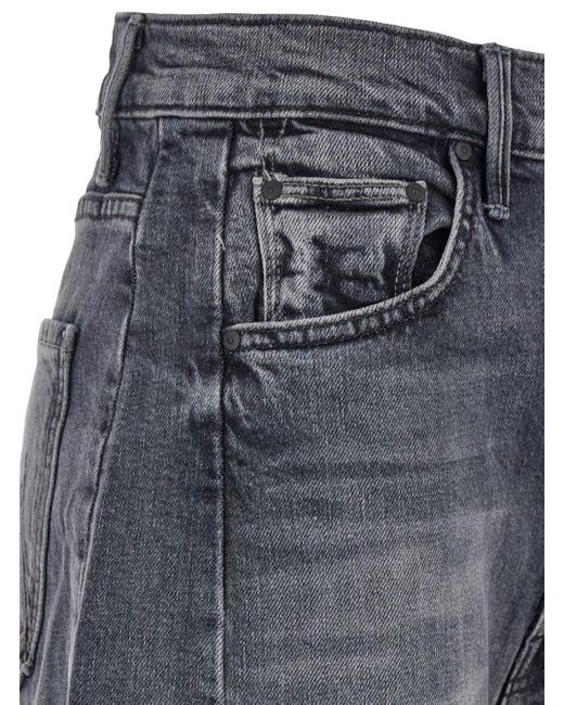 Mother Blue The Half-Pipe Flood Jeans
