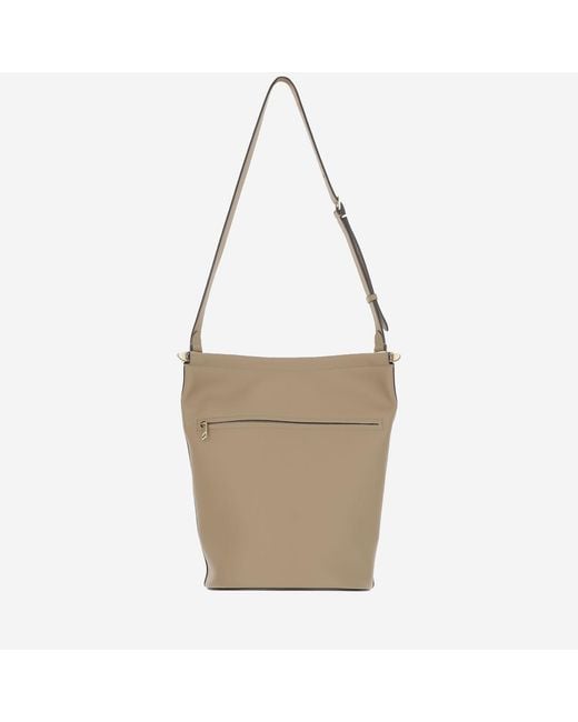 Tod's Natural Small Leather Bucket Bag Calfskin Handbags