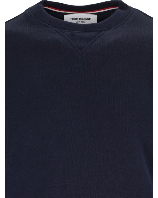 Thom Browne Blue Sweaters Cotton for men