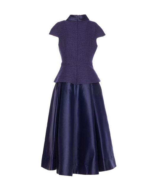 Self-Portrait Blue Dresses