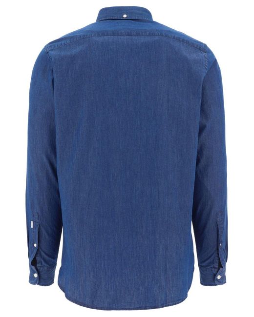 Woolrich Blue Men's Shirt for men
