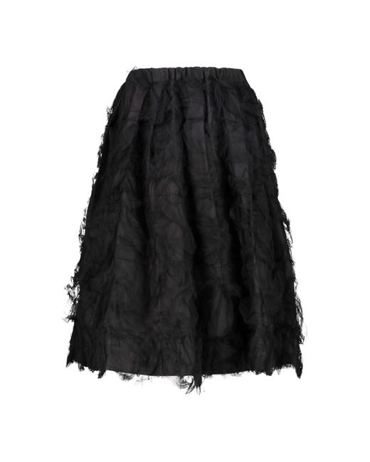 Comme des Garçons Black Tulle Skirt