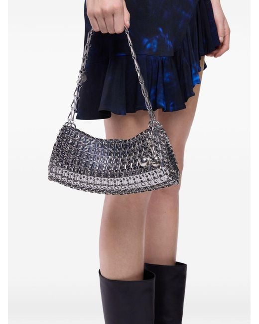 Rabanne Blue Shoulder Bag 1969 Steel