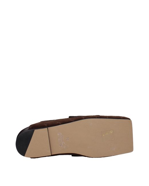 Jacquemus Brown Loafers Suede/Dark