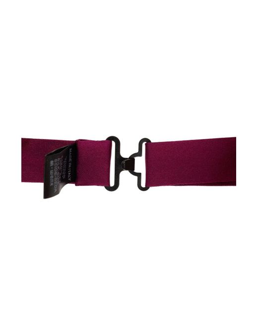 Dolce & Gabbana Red Silk Bow Tie, for men