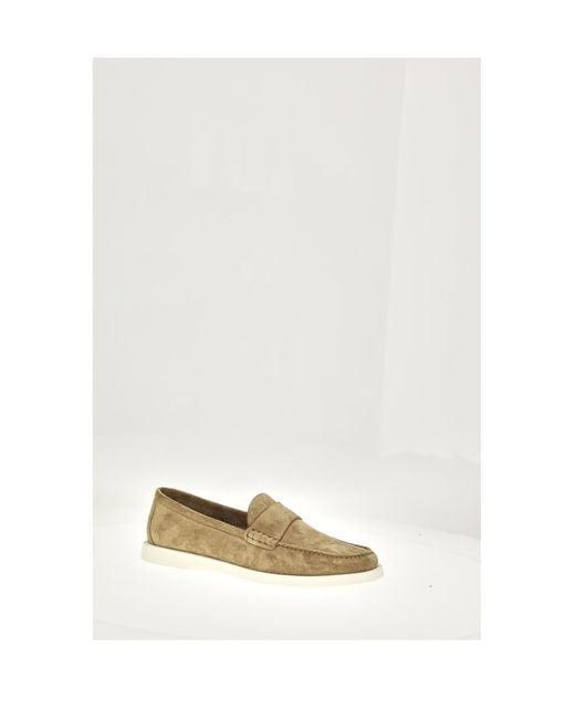 Dior White Loafers Granville Suede for men