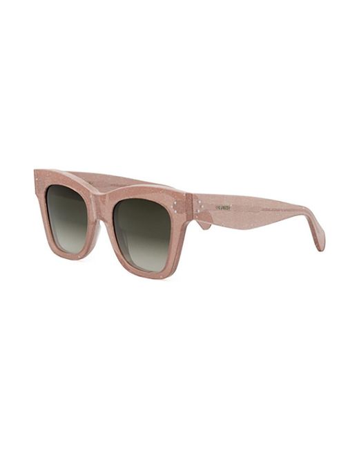 Céline Multicolor 50mm Square Cat Eye Sunglasses