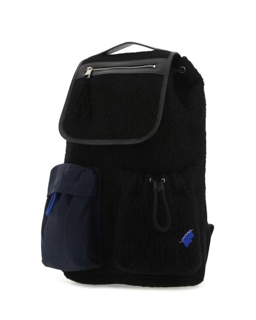 Adererror Black Boucle Backpack for men