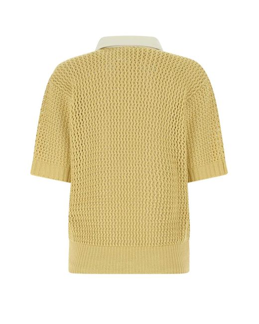 Agnona Yellow T-shirt And Top