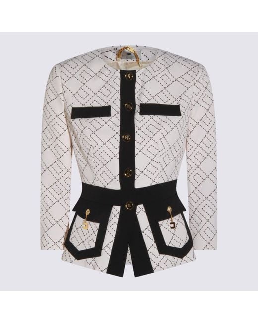 Elisabetta Franchi Gray And Blazer
