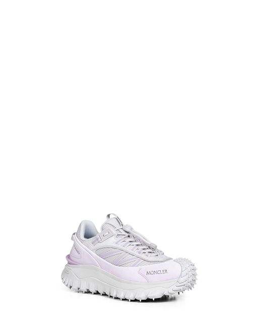 Moncler White Trailgrip Sneakers
