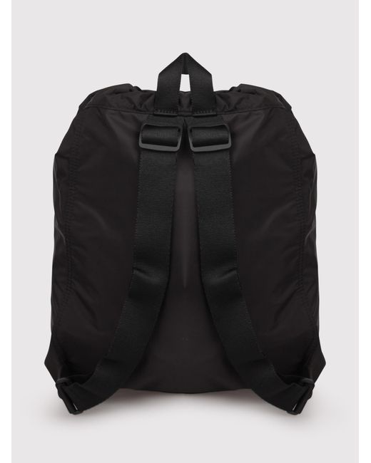 Adidas By Stella McCartney Black Logo Print Backpack