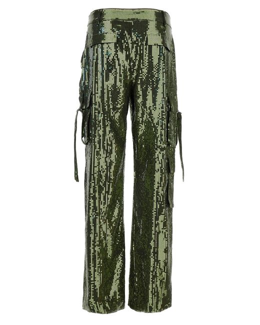 retroféte Green 'Andre' Cargo Pants