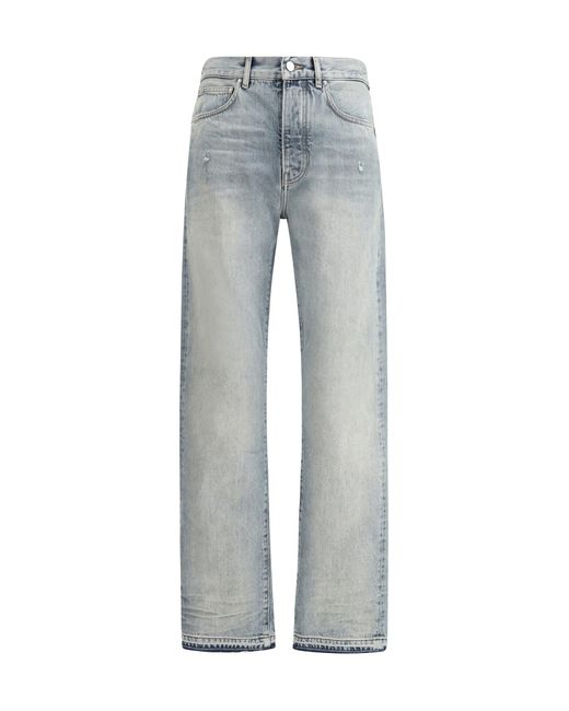 Amiri Gray Released Straight Jeans for men