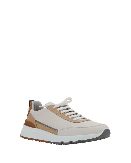 Brunello Cucinelli White Sneakers for men