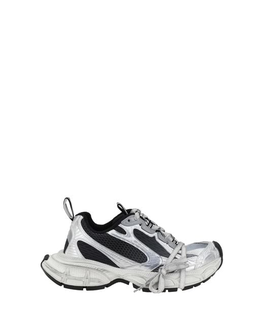 Balenciaga White Sneakers 3Xl Gradient-- Upper Fabric Trainers